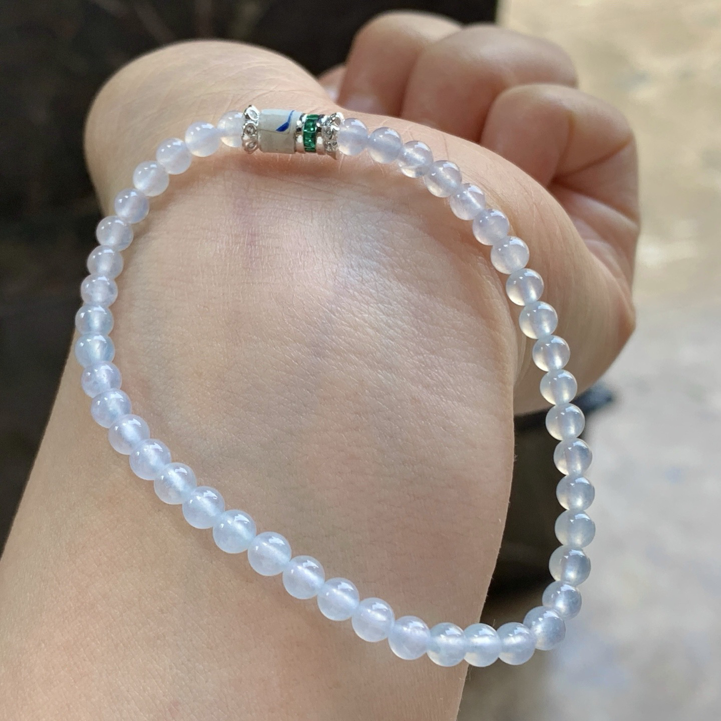 冰种手串^_^冰透清新
