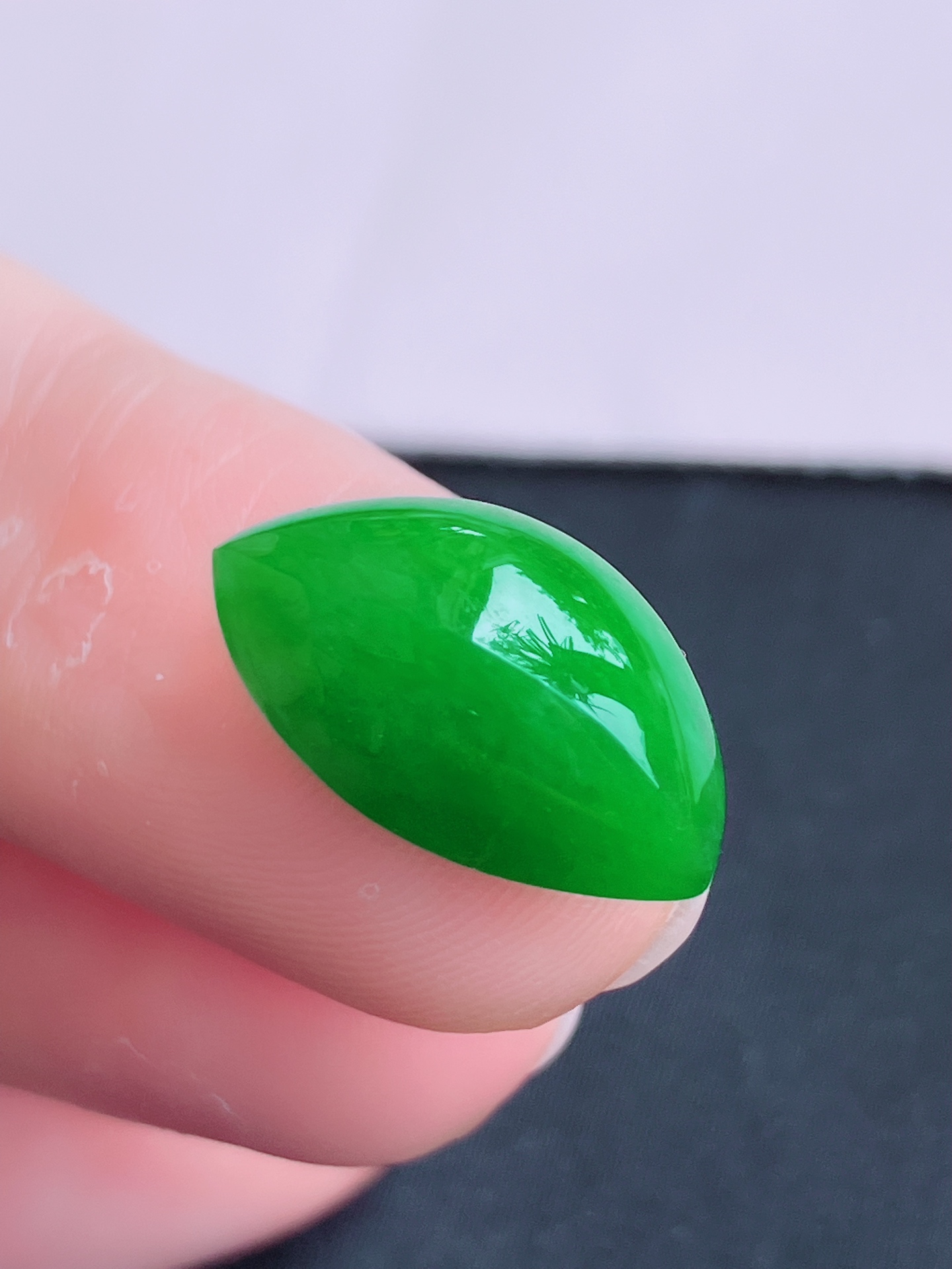 ️辣绿马眼面，饱满大气，尺寸16.3/9.6/6.5，自然光实拍