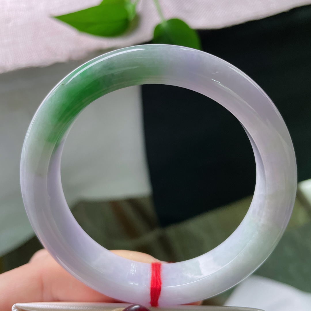 57/12.4/9春彩正圈，干净，紫是夜的序曲，绿是昼的余韵。有棉线，ss51073a