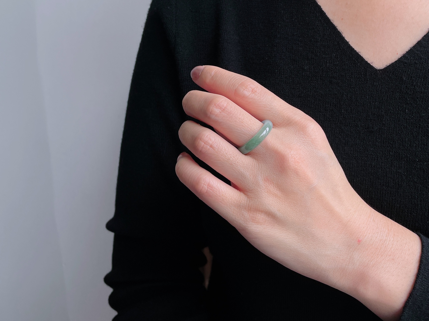 【裸石】冰晴水戒圈指环，缅料，无裂，性比高，尺寸5.2-3，圈口23.5号，重量3.2克