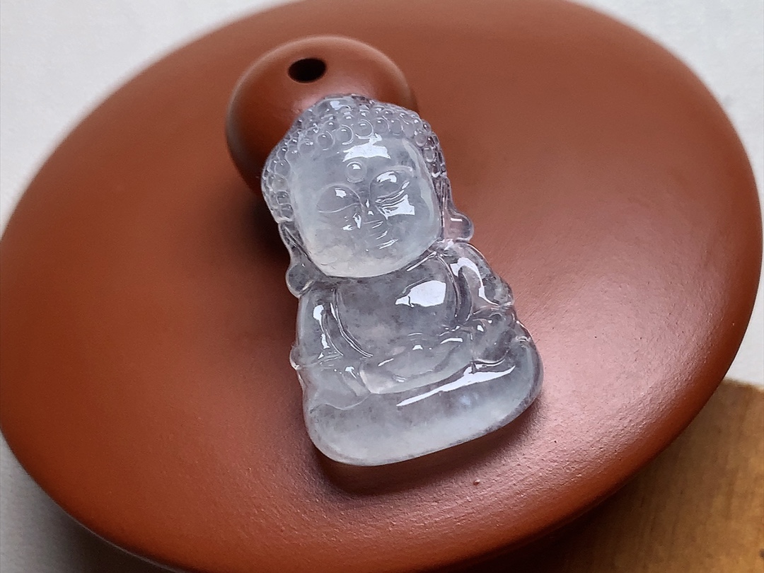 ️ 宝宝佛 底色漂亮，可爱极了，无裂，尺寸23/14.8/6，超值