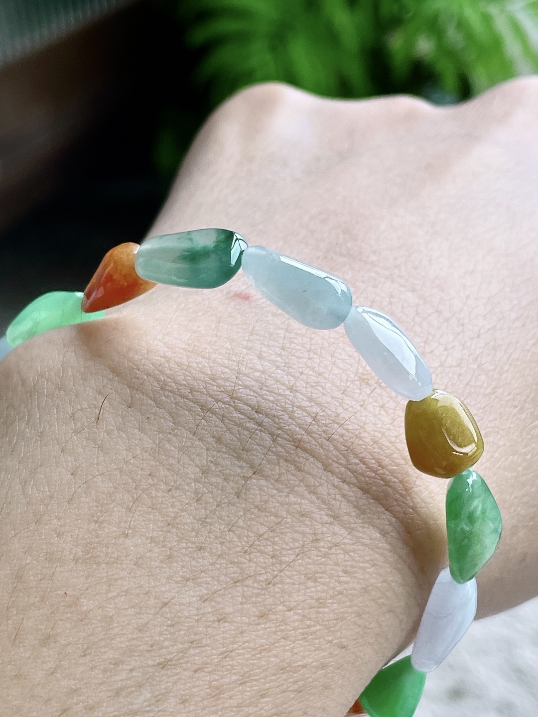 【珠子】冰多宝手串随形手串，性比高，尺寸12-8-5.3mm，重量12.6克