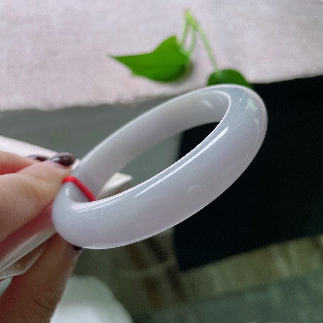 57.4/12.7/8.7，正圈，底子细润干净，紫玉嫣然，腕间的一片云霞，无裂，ss51312a