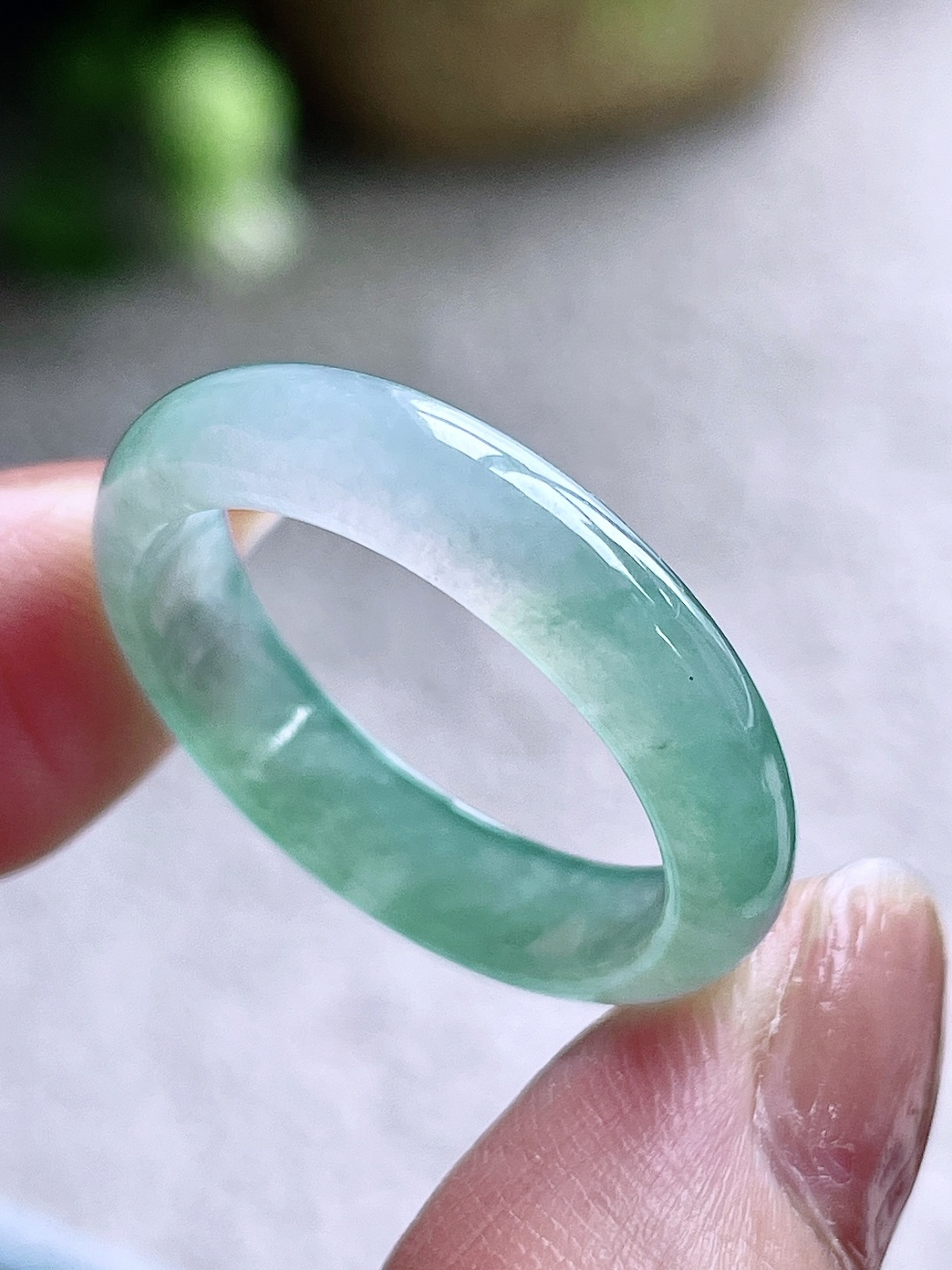【裸石】冰晴水戒圈指环，缅料，无裂，性比高，尺寸5.2-3，圈口23.5号，重量3.2克