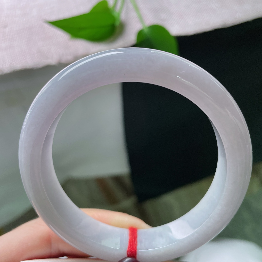 57.4/12.7/8.7，正圈，底子细润干净，紫玉嫣然，腕间的一片云霞，无裂，ss51312a