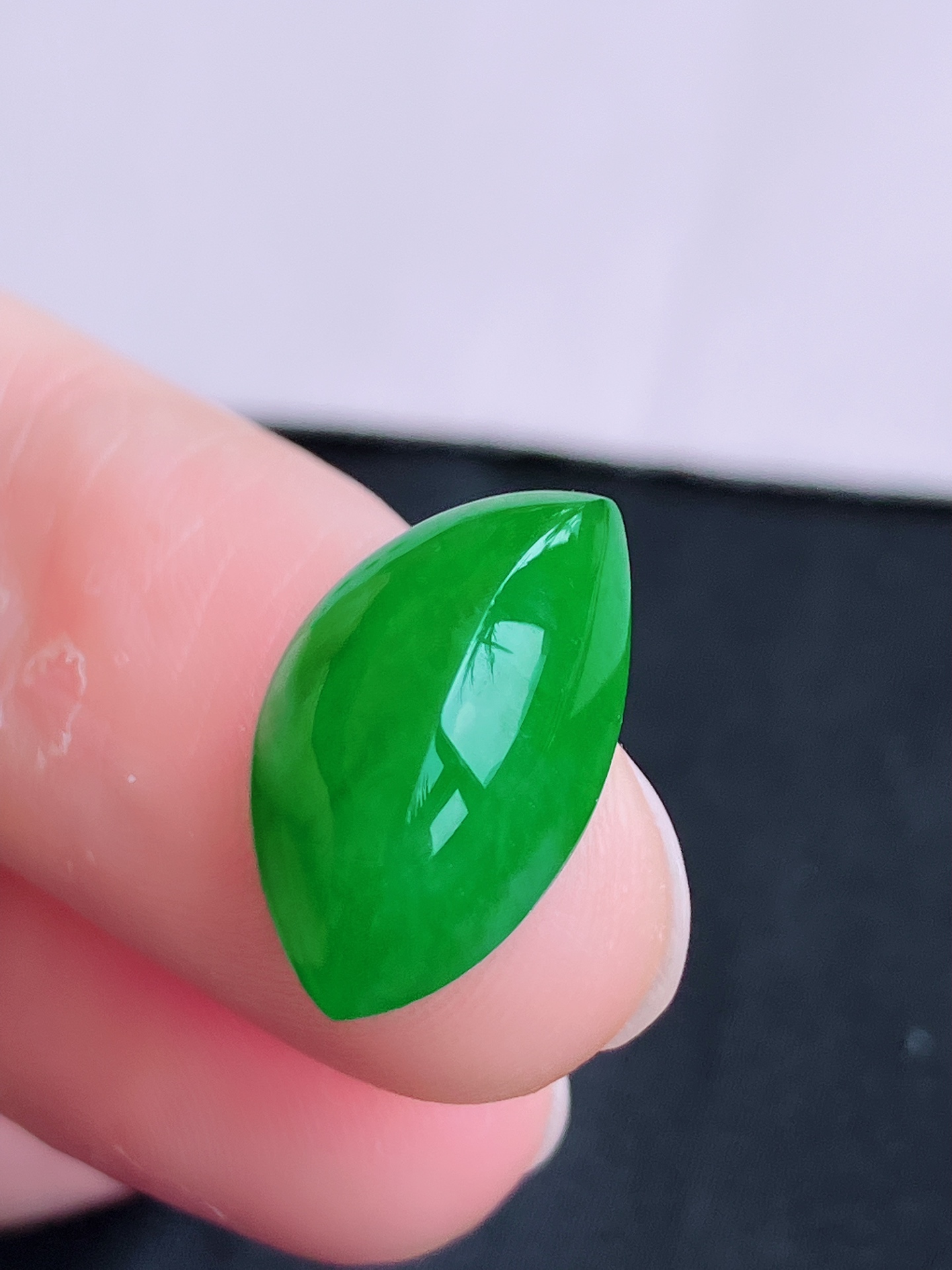 ️辣绿马眼面，饱满大气，尺寸16.3/9.6/6.5，自然光实拍