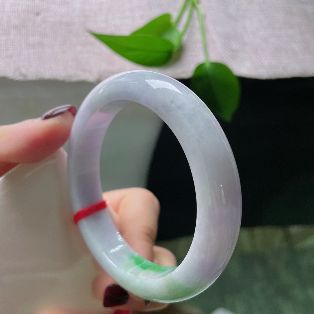 57/12.4/9春彩正圈，干净，紫是夜的序曲，绿是昼的余韵。有棉线，ss51073a