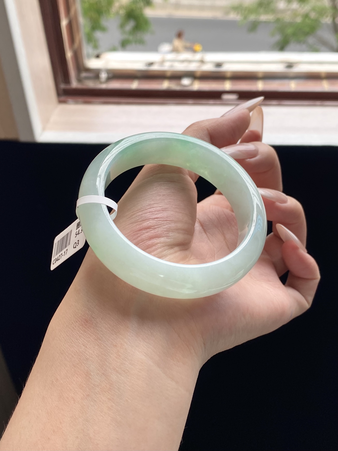 白底青正圈成品 C0427-17 ⭕️55-15.3-8.7