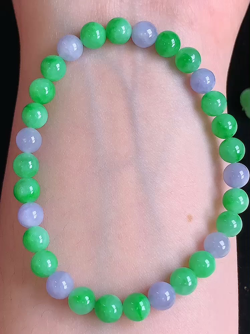  春彩转运珠手链，，尺寸5.9mm，№;y2618 24