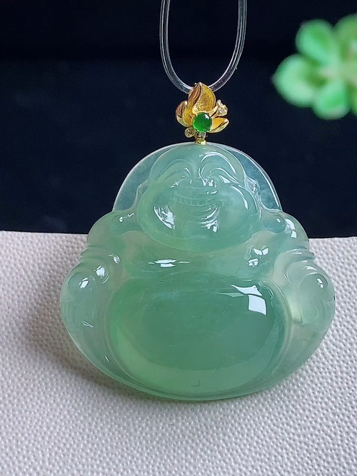 18k佛公，无裂，尺寸31.6/26.6/5.8，编号xj  27