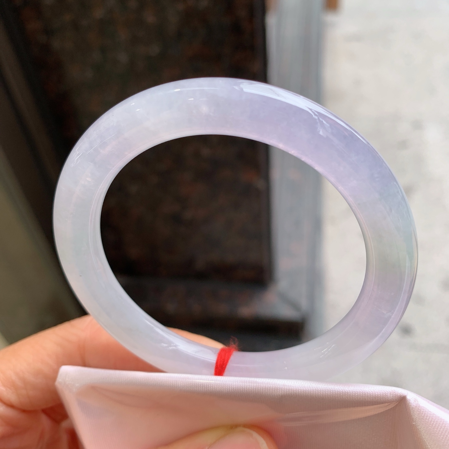 圆条冰紫，有纹，尺寸54.5/8.3/9.2，清新