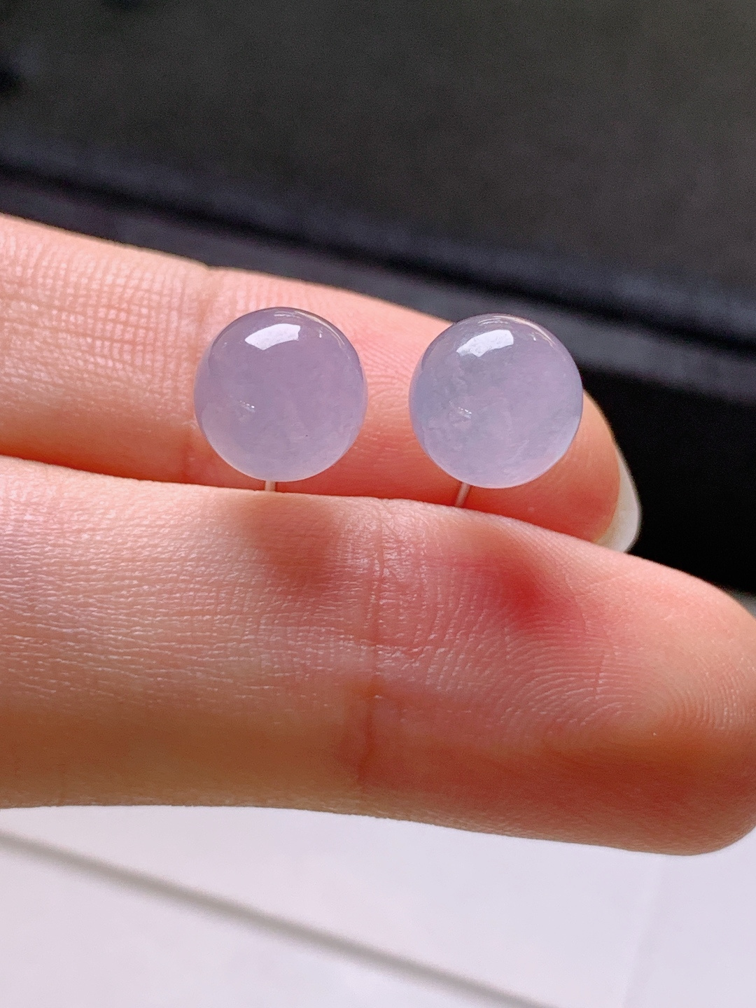 ️ 耳钉，无裂，裸石8.1