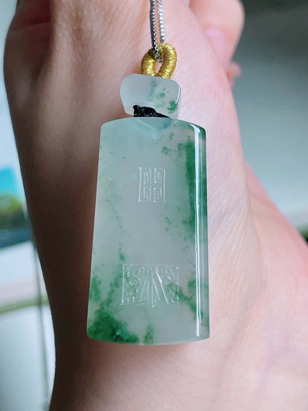 ️ 飘花无事牌，飘花灵动，种老水润 47.9/18.1/5.8，编号