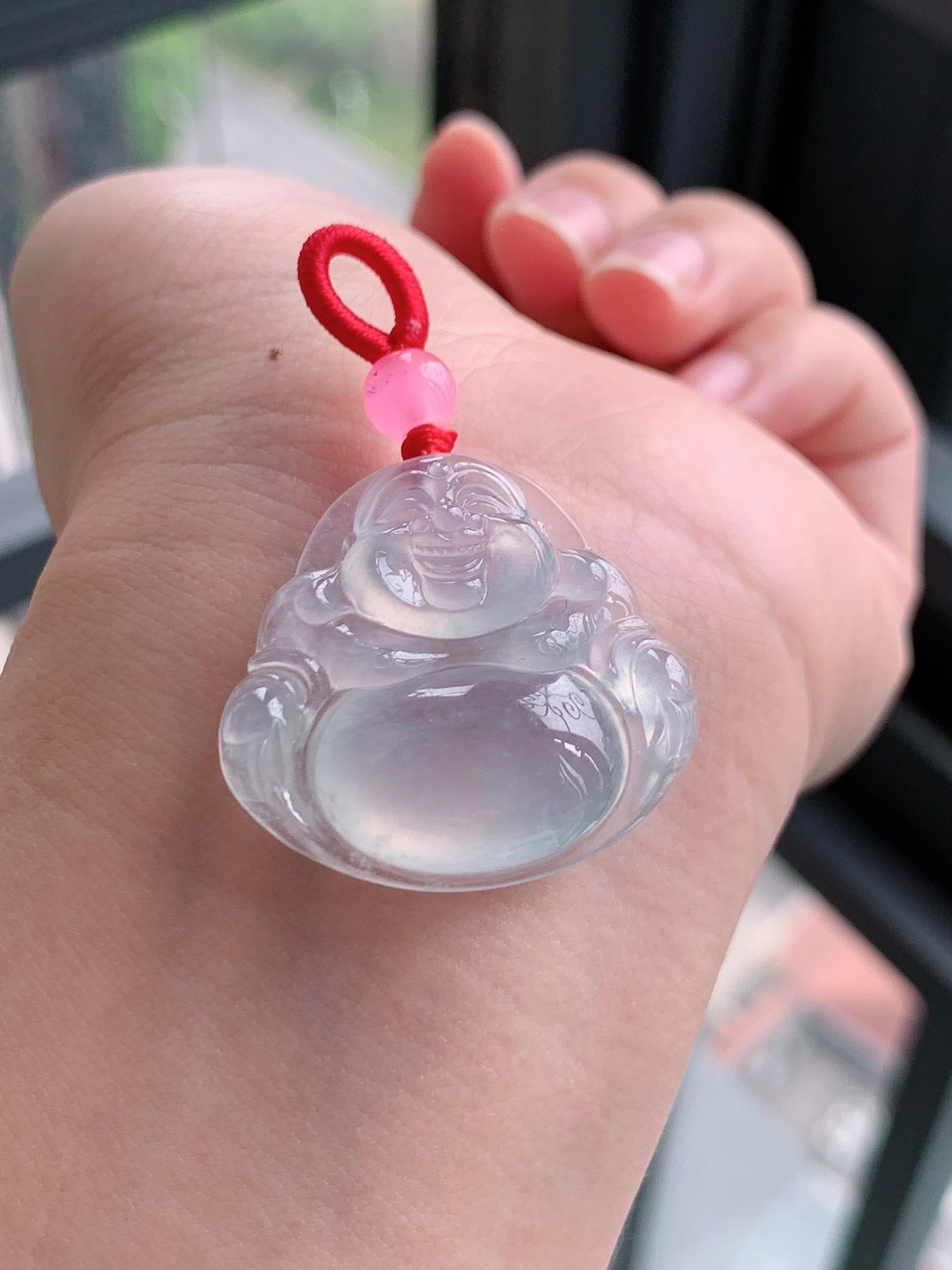 ️ 佛公，无裂通透细腻，裸石27.6/30.2/6.6，自然光拍摄