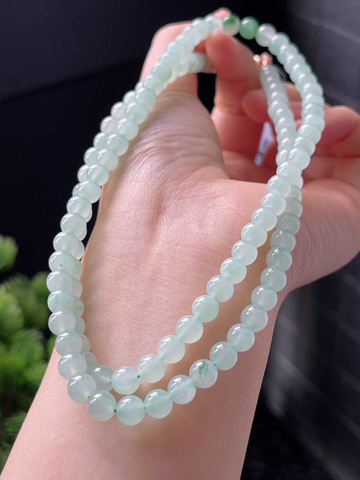 翡翠冰糯种项链