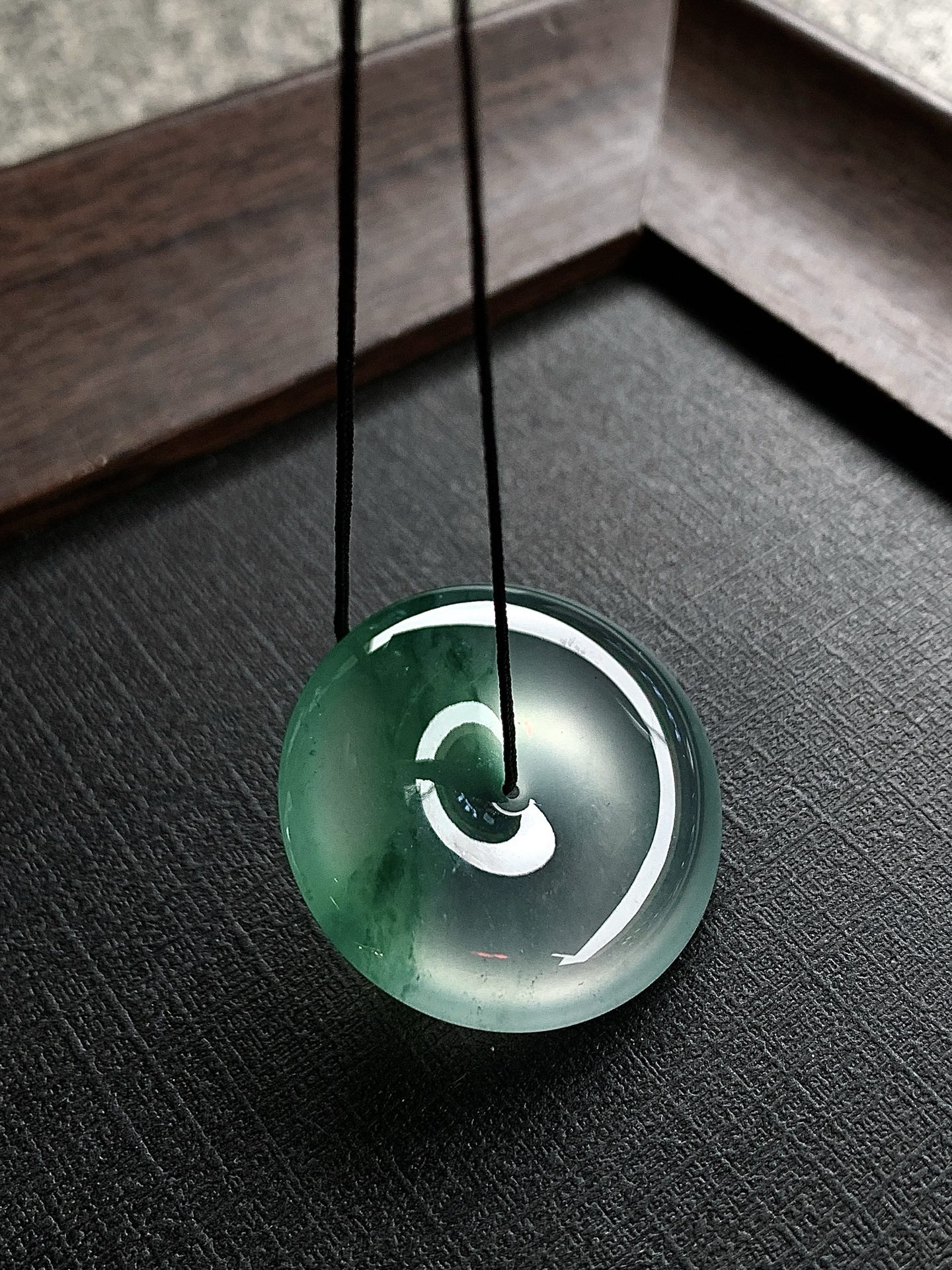 ️ 冰绿平安扣🫧质如凝冰透润光，尺寸29.4/6.2