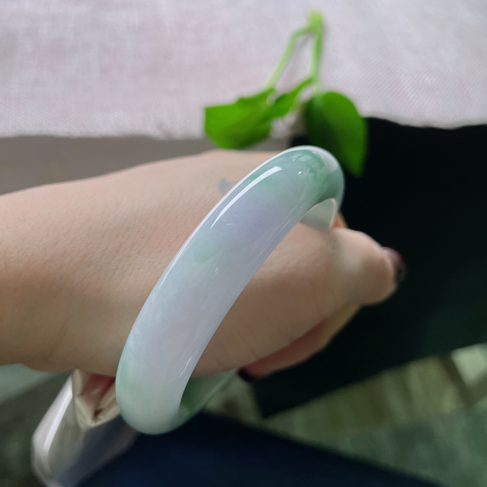 53.8/12.6/8，飘花正圈，紫底，温润如玉，优雅从容，ss50452a..