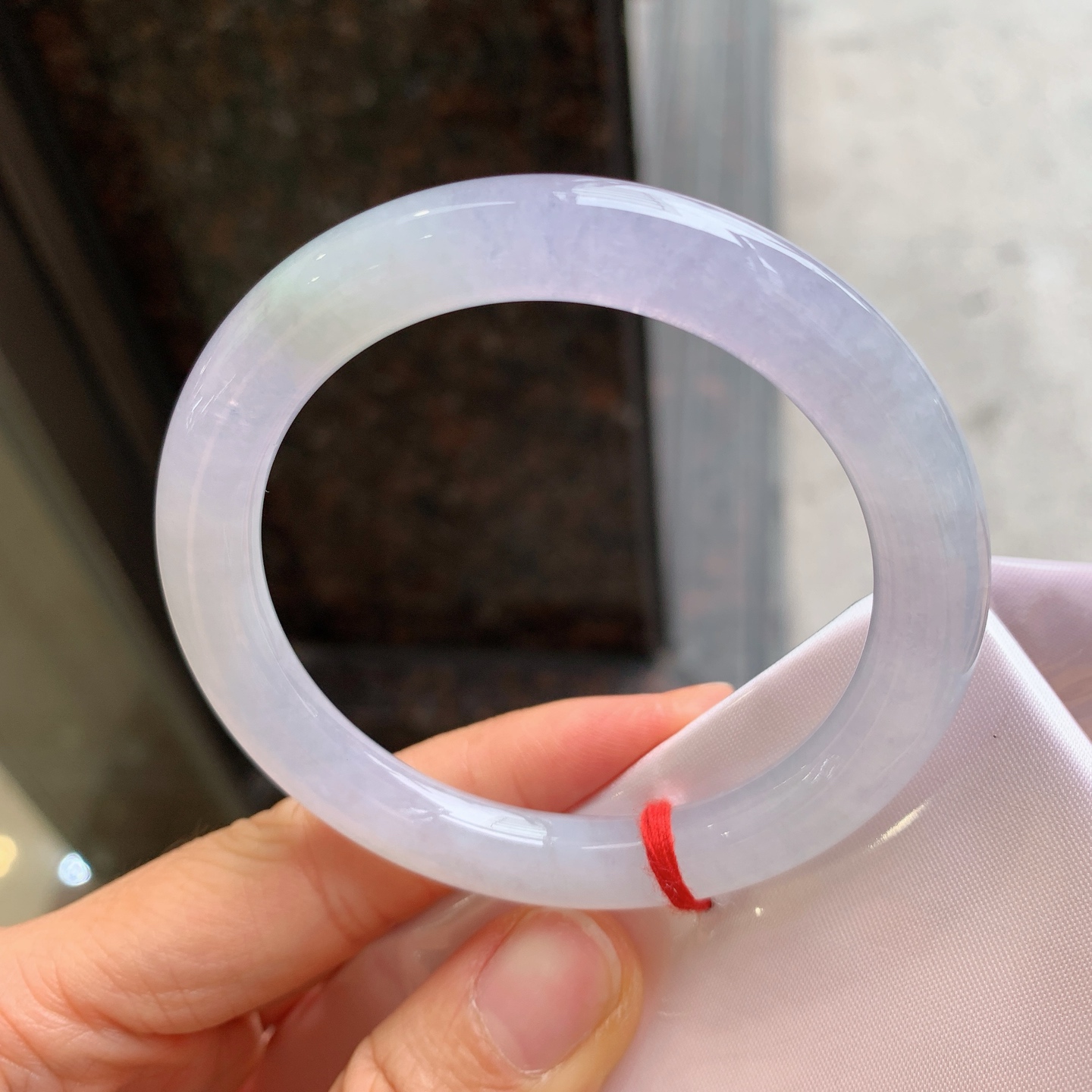 圆条冰紫，有纹，尺寸54.5/8.3/9.2，清新