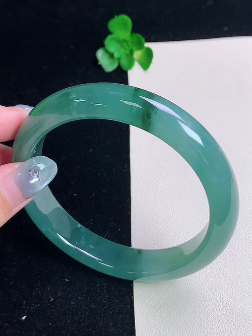 蓝水手镯，无裂，尺寸56.7/11.5/7.9，№:y27lin2  24