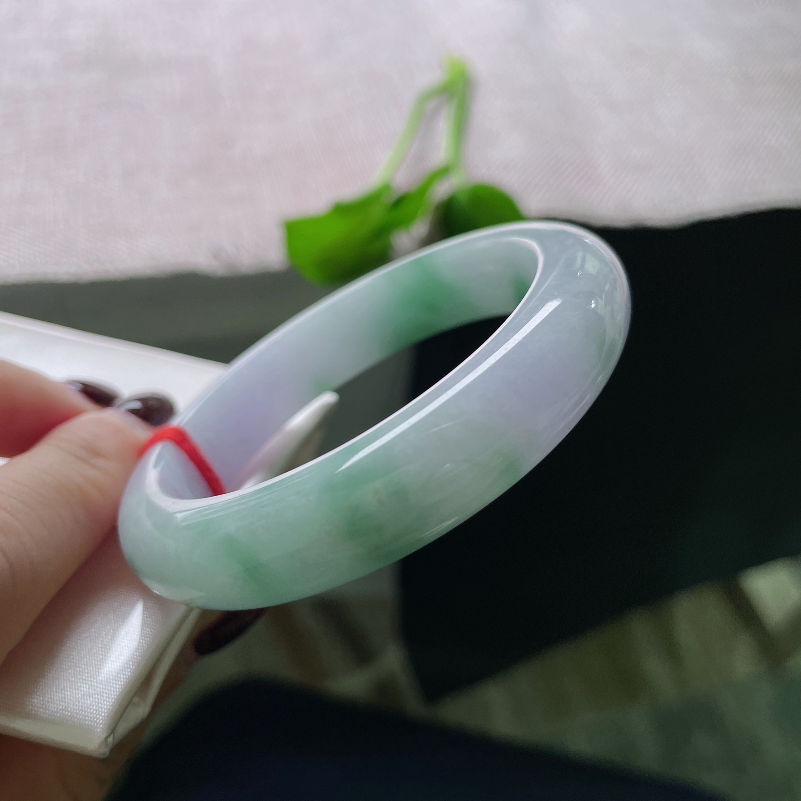 53.8/12.6/8，飘花正圈，紫底，温润如玉，优雅从容，ss50452a..