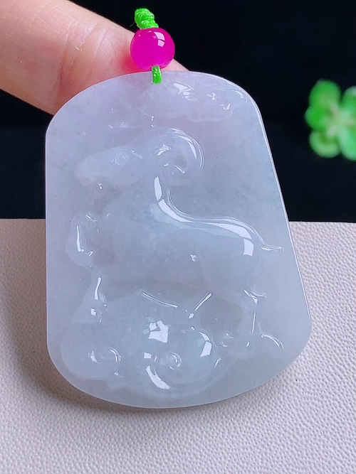 生肖羊，无裂，尺寸45.3/34.5/5.2，编号c2  27