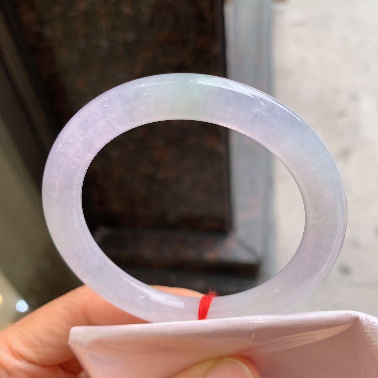 圆条冰紫，有纹，尺寸54.5/8.3/9.2，清新