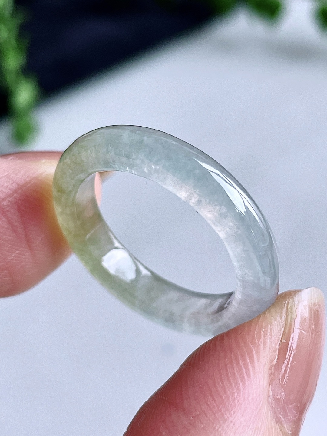 【裸石】冰飘黄翡戒圈指环，缅料，无裂，性比高，尺寸4.3-3.4，圈口15号，重量2.6克