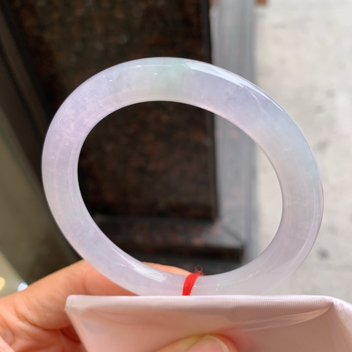 圆条冰紫，有纹，尺寸54.5/8.3/9.2，清新