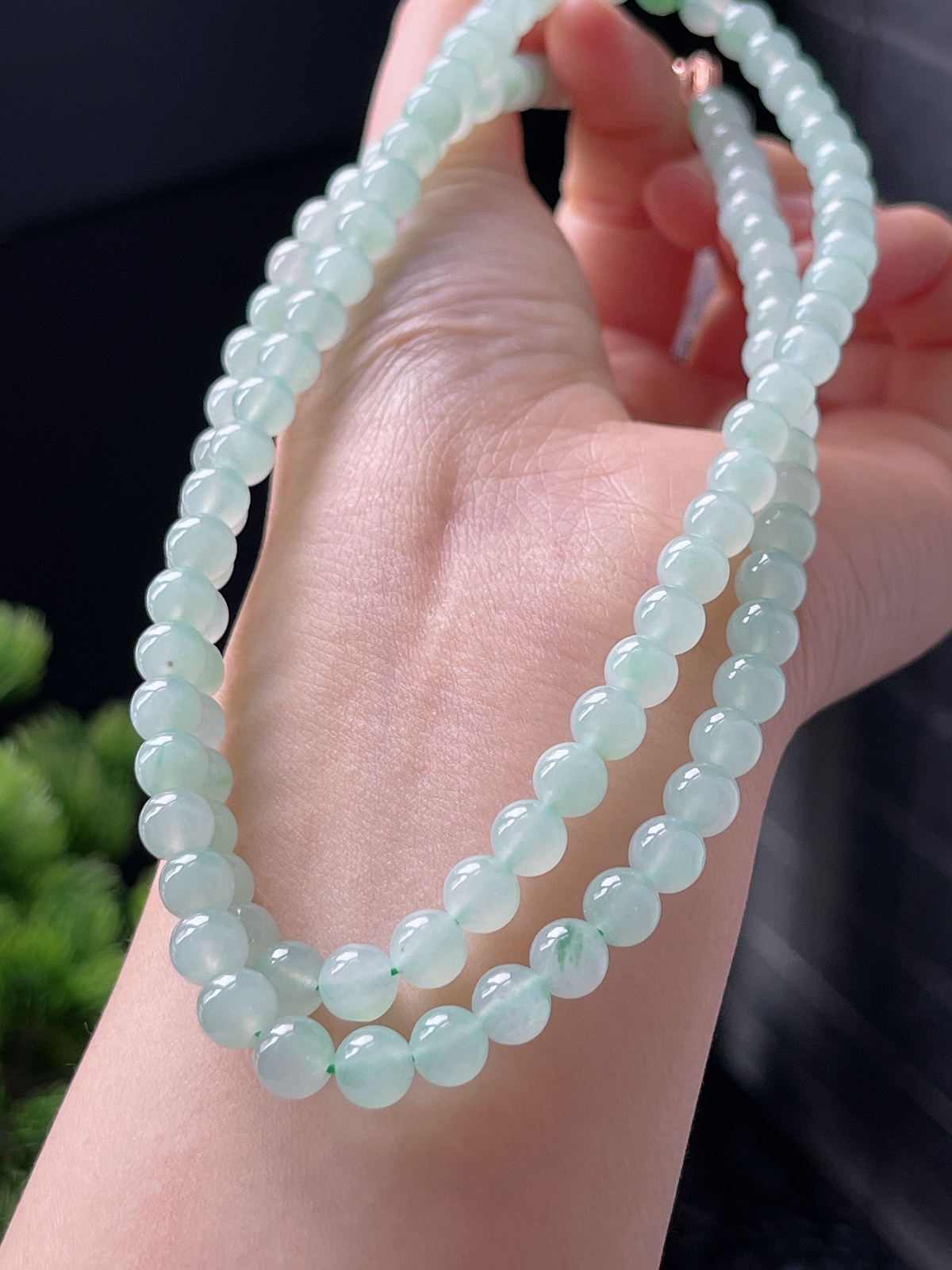 翡翠冰糯种项链