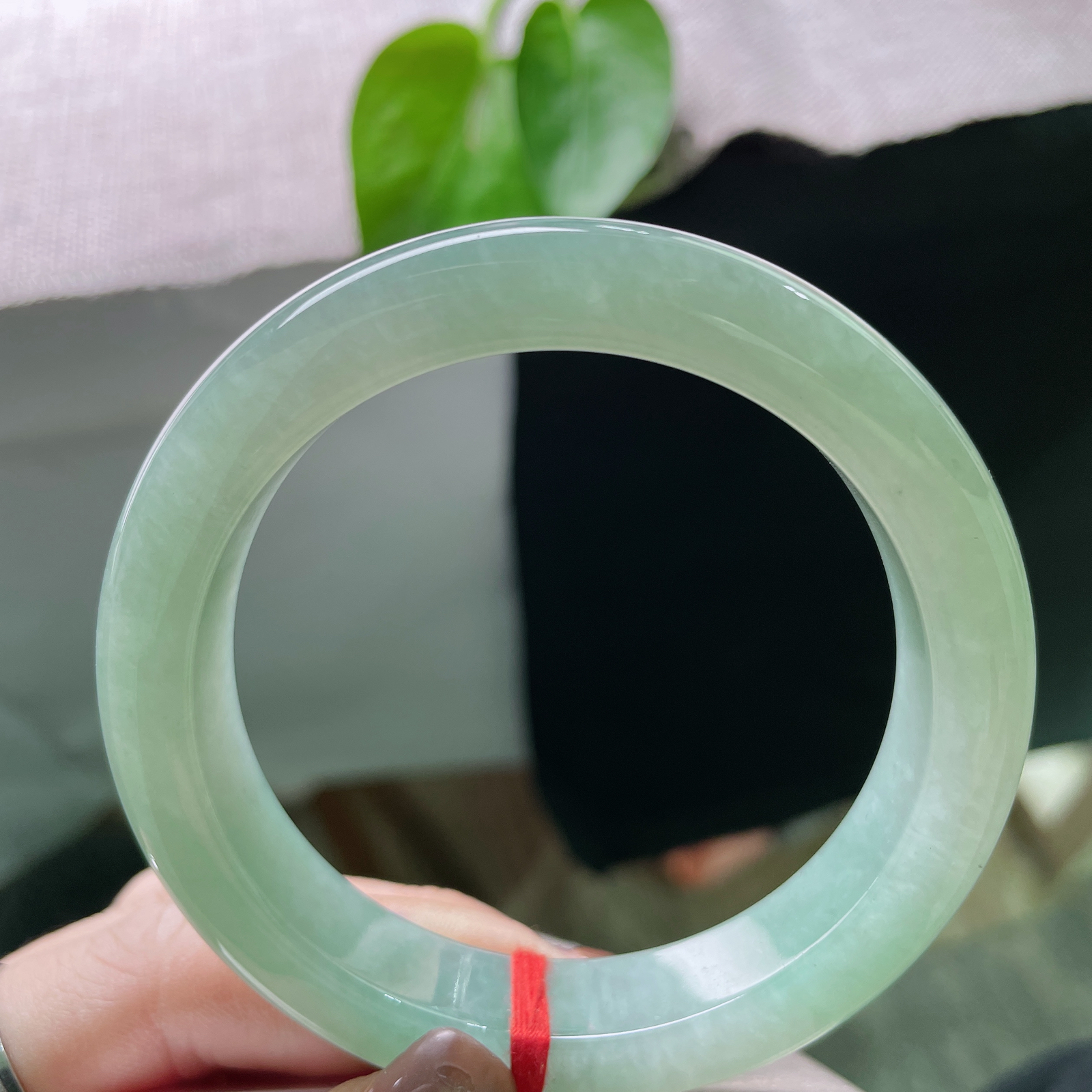 57.6/12.7/9.4，绿底正圈，柔润细腻，如春日野穹，纯净又美好，ss51892a..