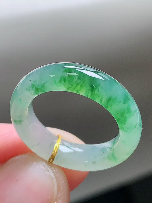 冰飘花指环，无裂，尺寸16/5.6/3.7，11号，№:y271044  23