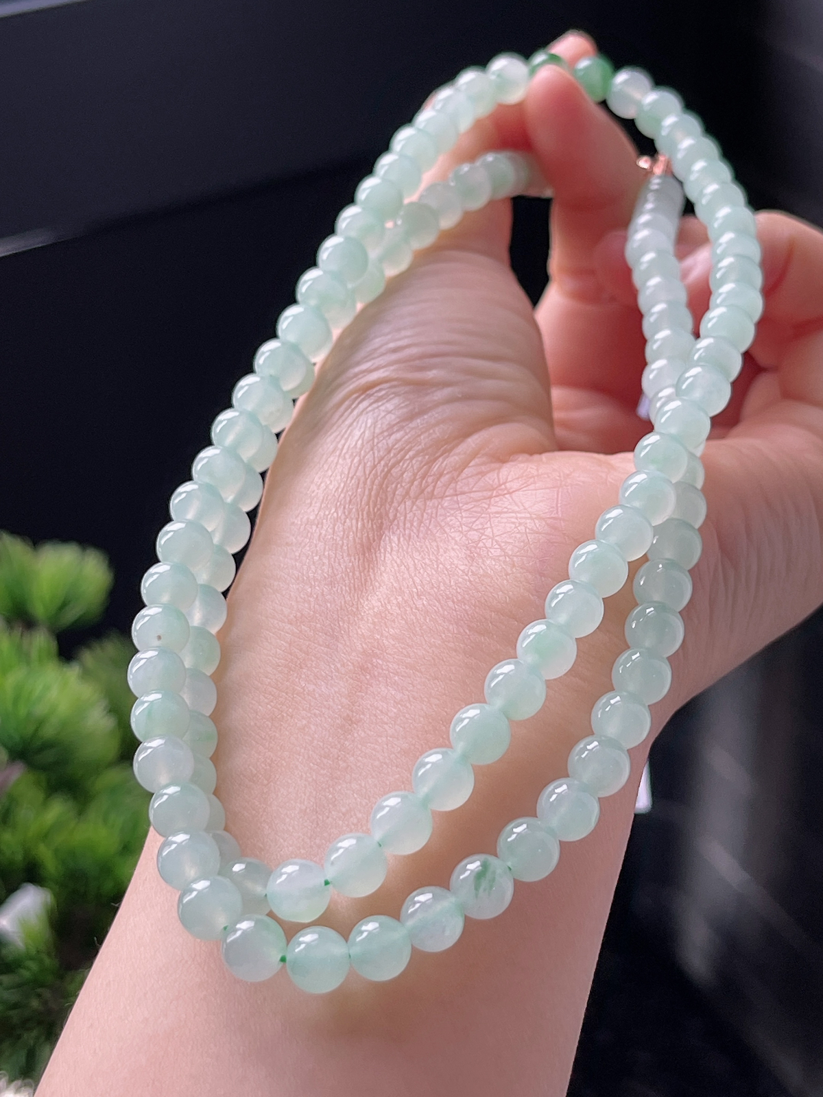 翡翠冰糯种项链