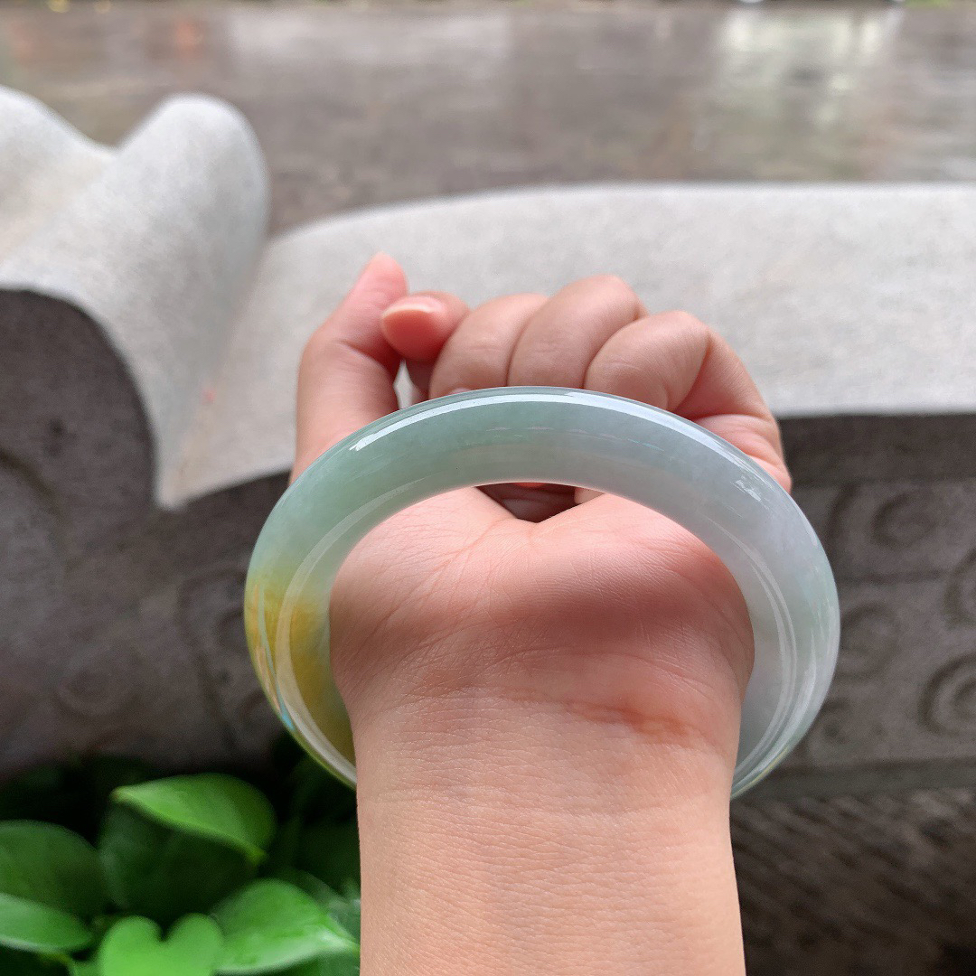 大圈口 58.8-11.5【双彩圆条手镯】圆条58 59可戴