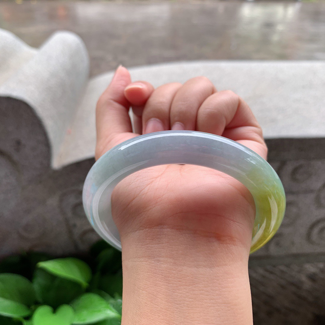 大圈口 58.8-11.5【双彩圆条手镯】圆条58 59可戴