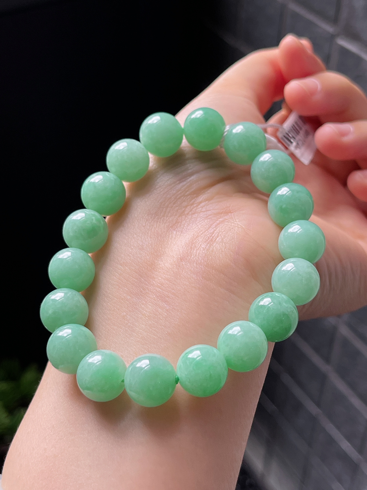 翡翠满甜绿手链