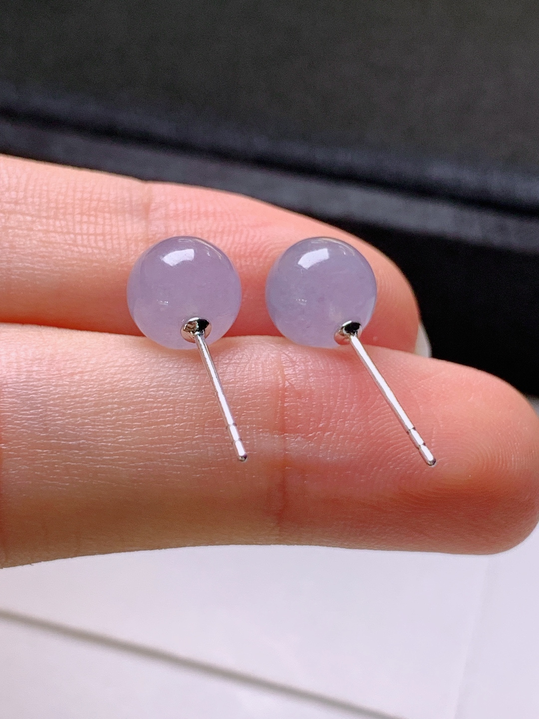 ️ 耳钉，无裂，裸石8.1