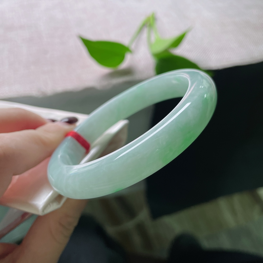 60.3/11.8/8.5，飘绿正圈，大圈口，悠然见南山，惊艳了时光，皮纹，无裂，ss51254a