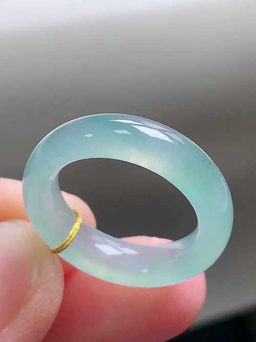冰种指环，无裂，尺寸17.2/5.8/4.1，14.5号，№:y271044  23