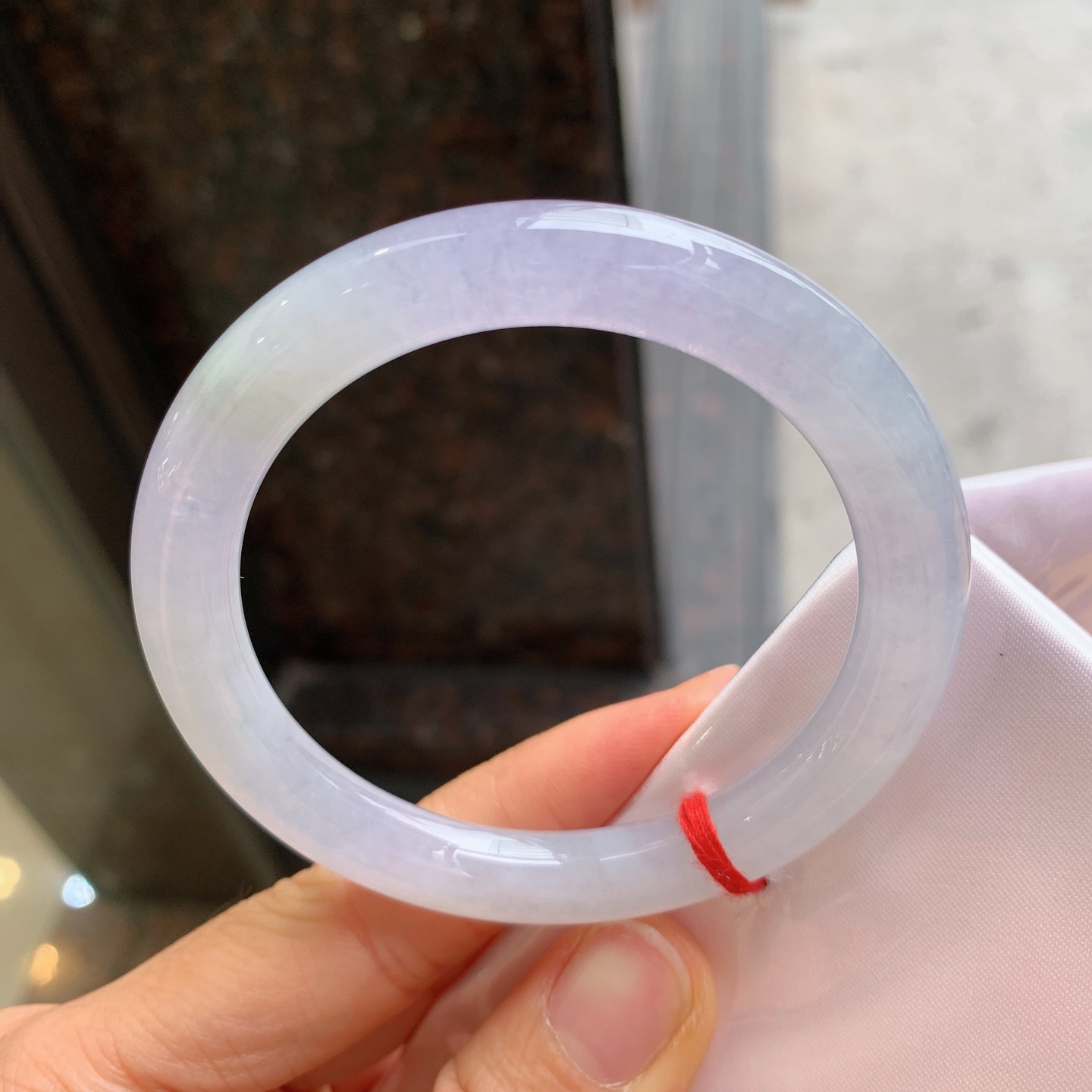 圆条冰紫，有纹，尺寸54.5/8.3/9.2，清新