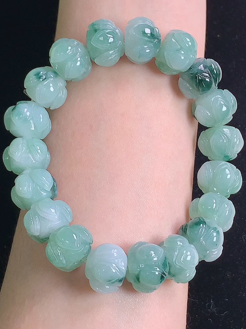 飘花莲花手链，，尺寸13.8/10.6，№:y27lin2  24