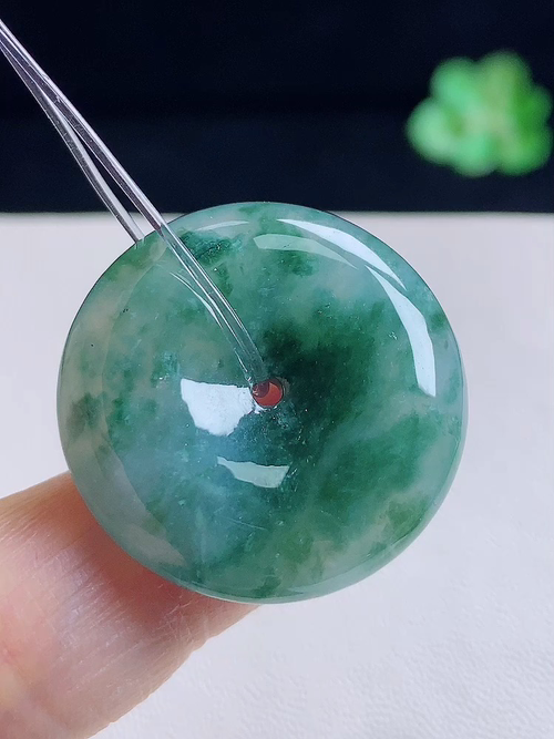 平安扣，无裂，尺寸24.8/5.8，编号hc  27