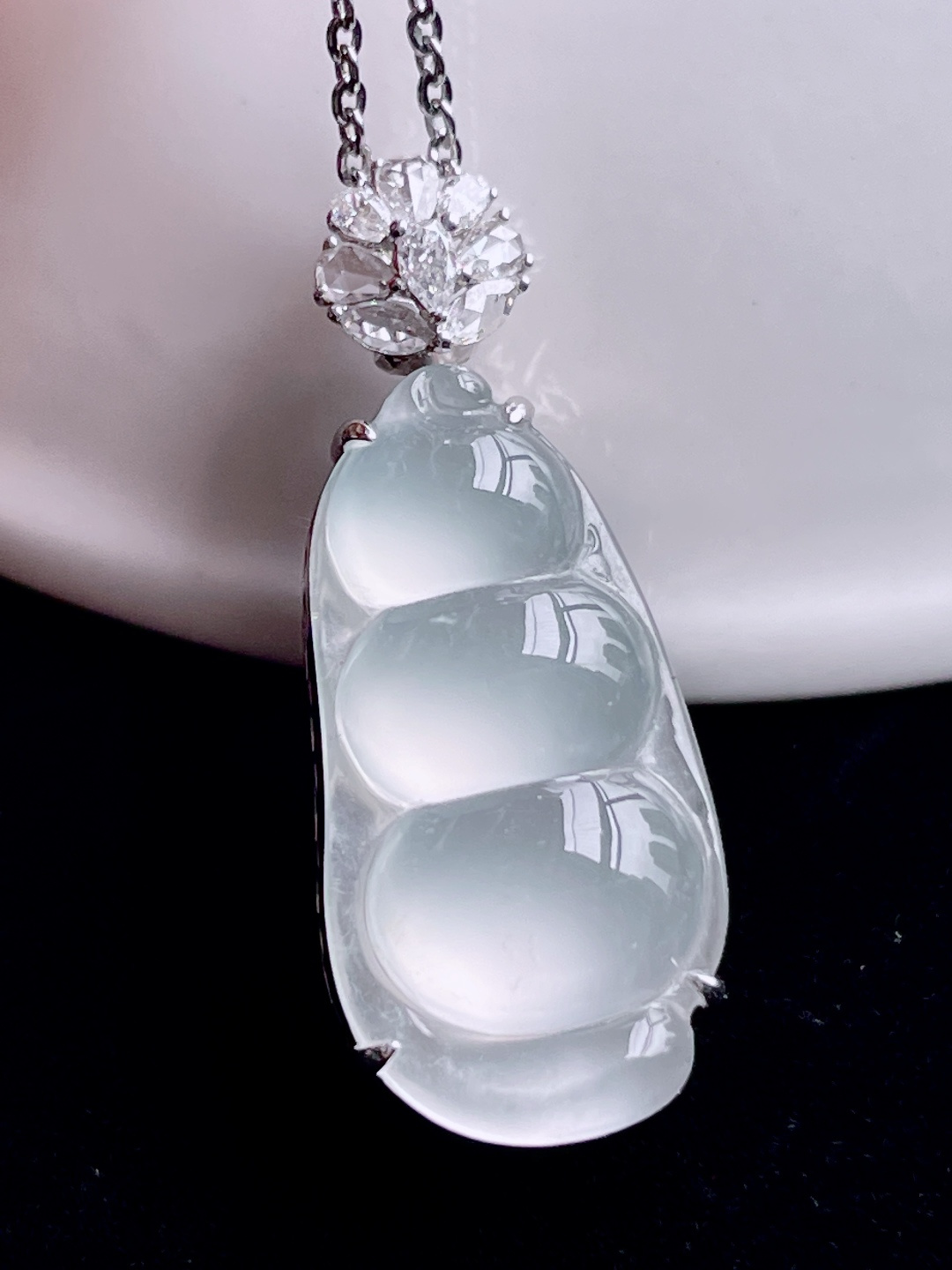 ️ 茅台白福豆 无裂 起胶通透：31/12.5/9.4，编号