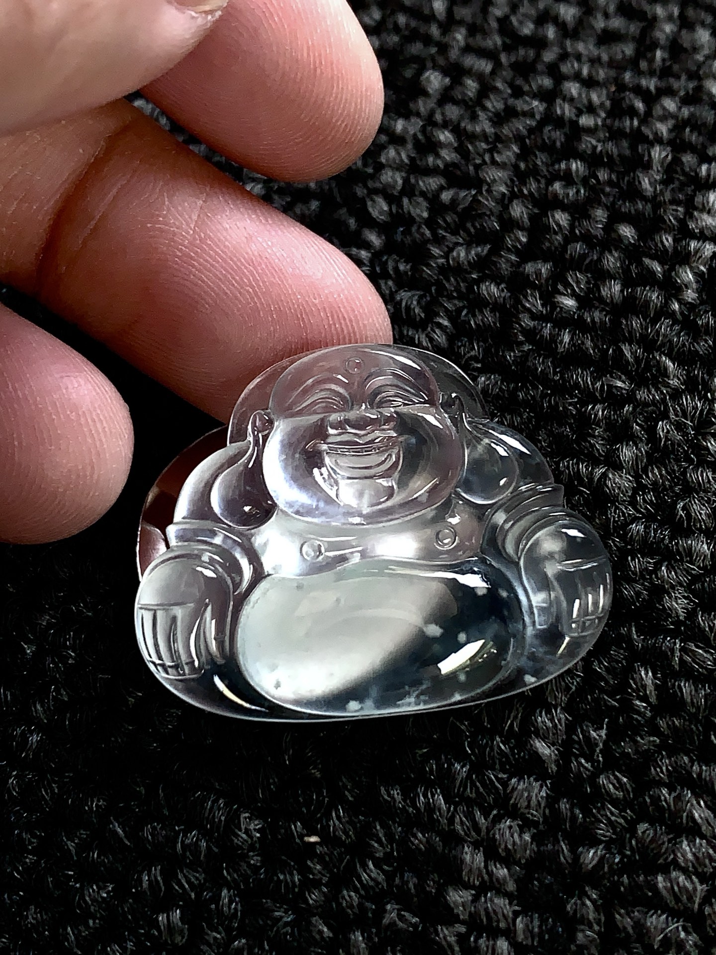 ️ 玻璃种佛公，尺寸22.7×29×4