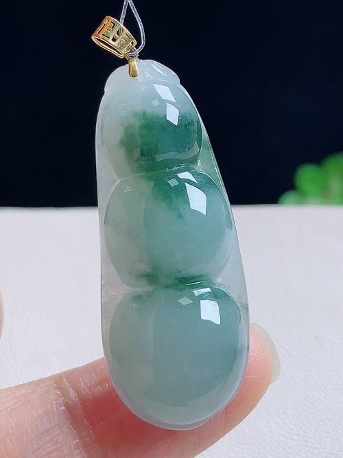 18k福豆，无裂，尺寸39/14.7/5.0，编号22aw5l  28