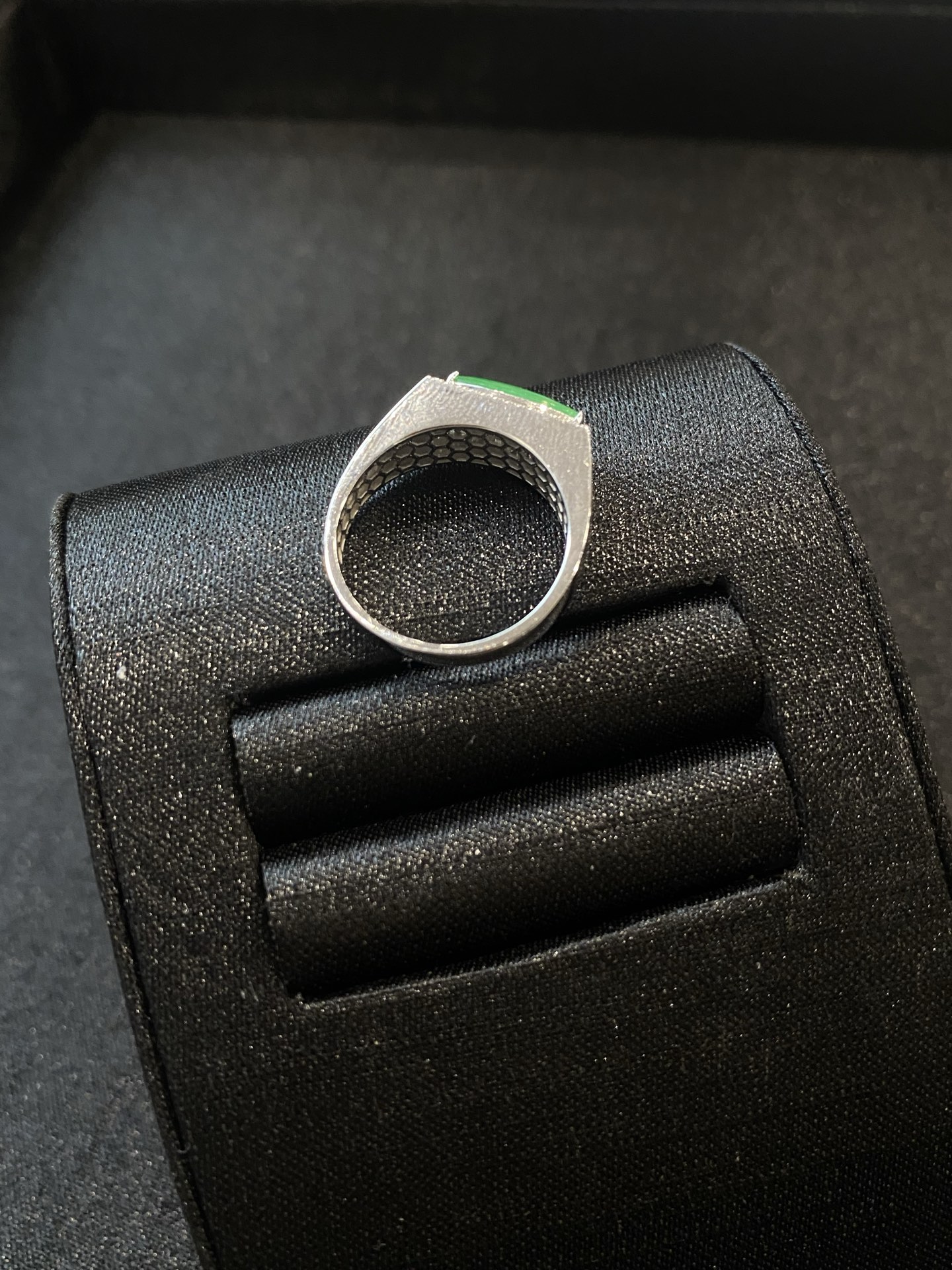 20260428（四）,18Ｋ冰种金丝绿马鞍戒戒指,裸石11/4.3/2