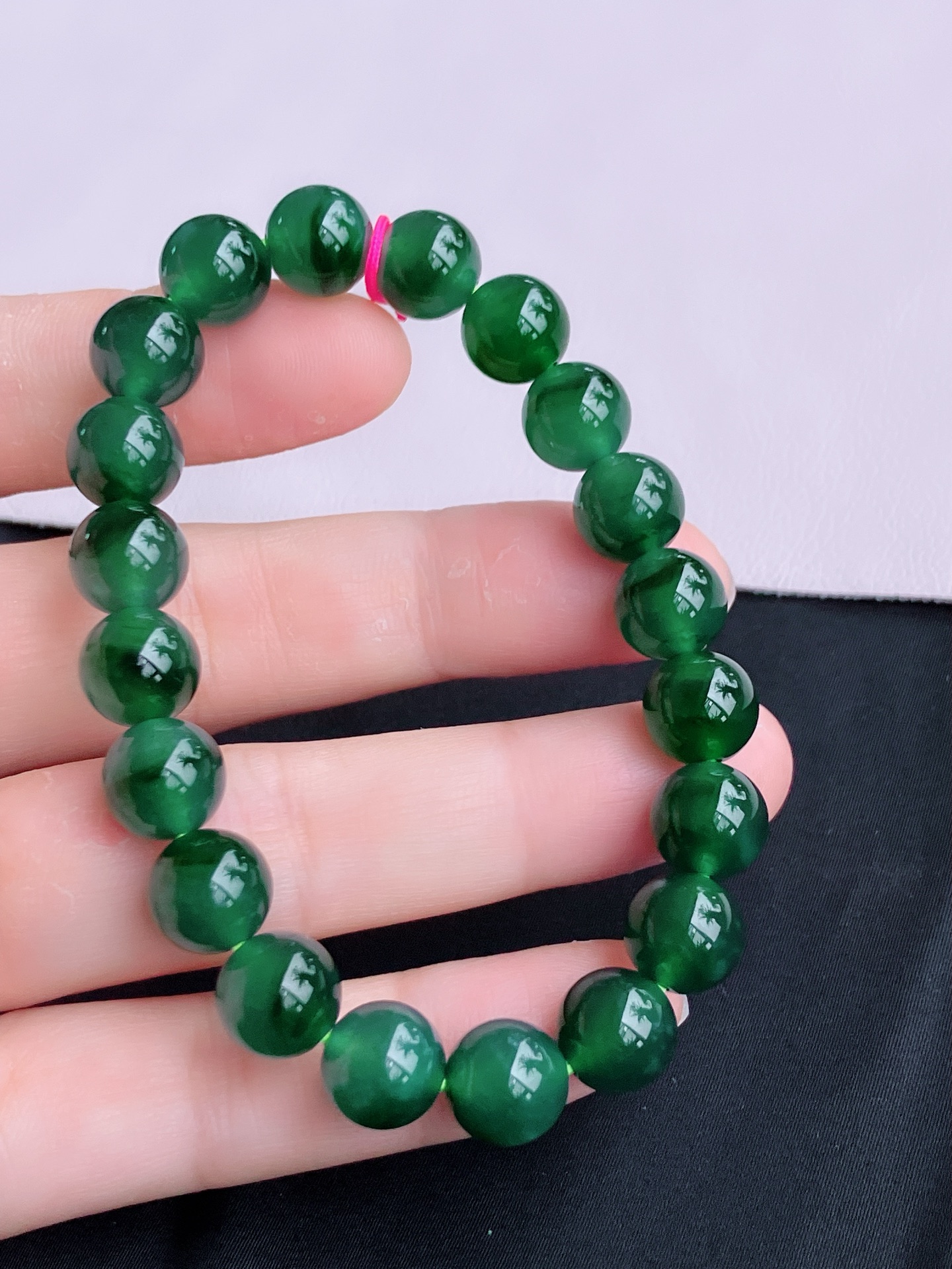 ️，冰蓝水手串，晶莹剔透，尺寸10，自然光实拍