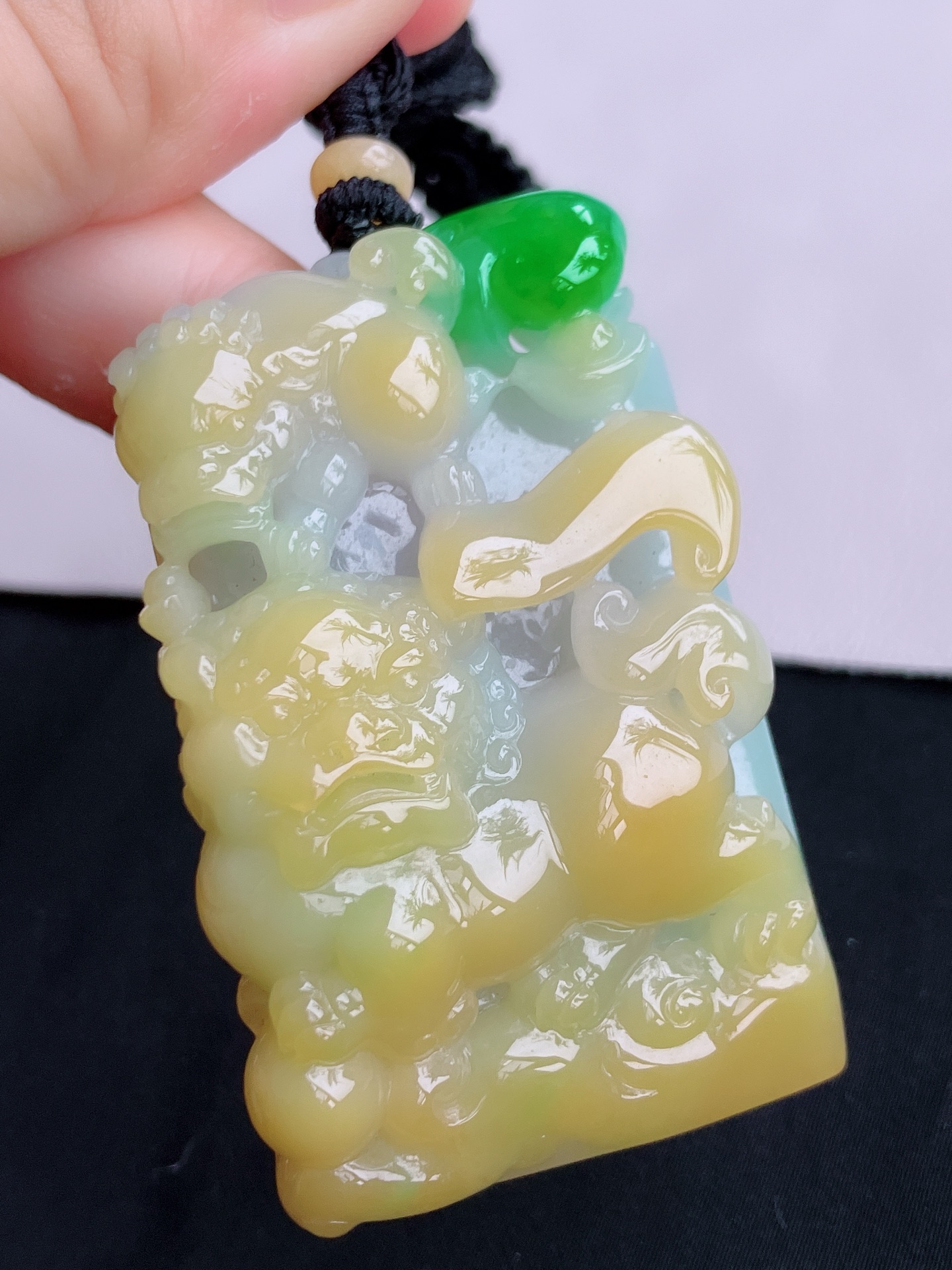 ️，三彩事事如意，特色大气，尺寸55.8/34.6/13.8，自然光实拍