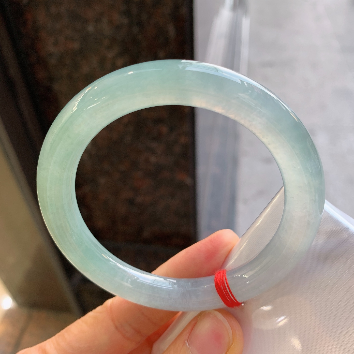 圆条冰晴，无裂，尺寸：57.5/9.6/10，冰润