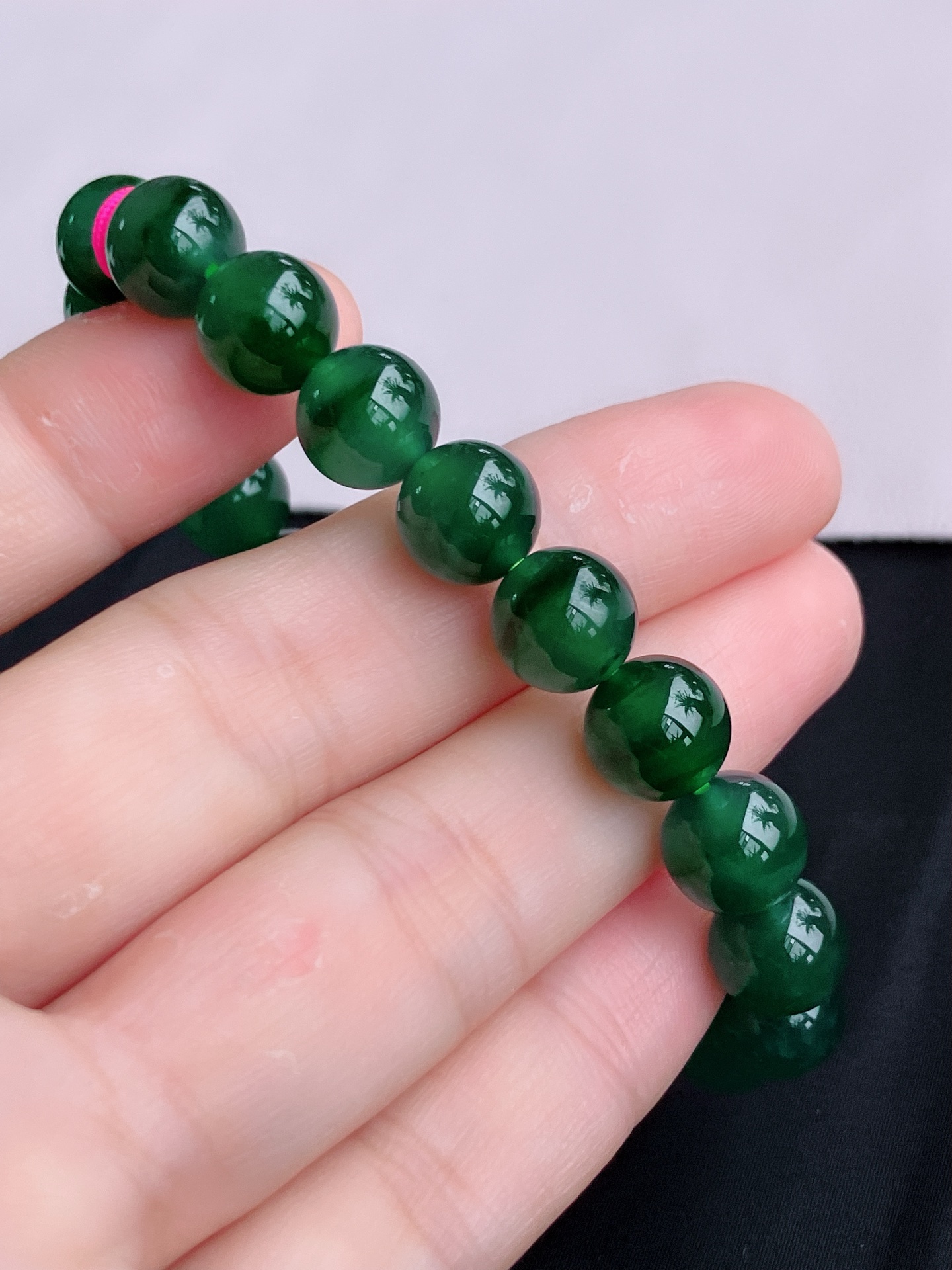 ️，冰蓝水手串，晶莹剔透，尺寸10，自然光实拍