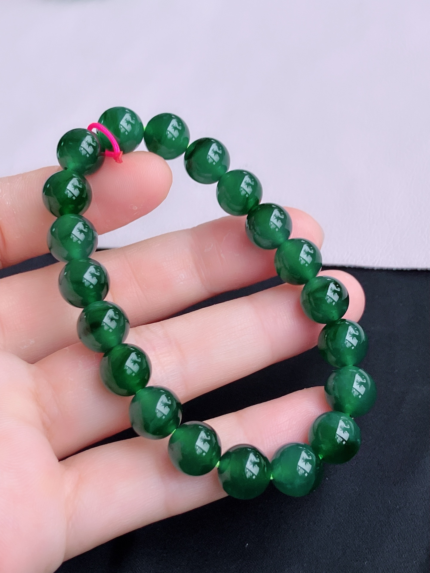 ️，冰蓝水手串，晶莹剔透，尺寸10，自然光实拍